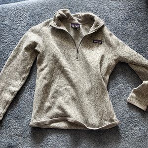 grey patagonia fleece